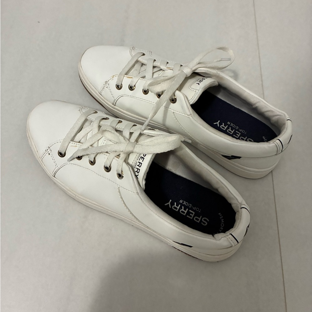 Sperry White Casual Shoes Sneakers Size 8.5
